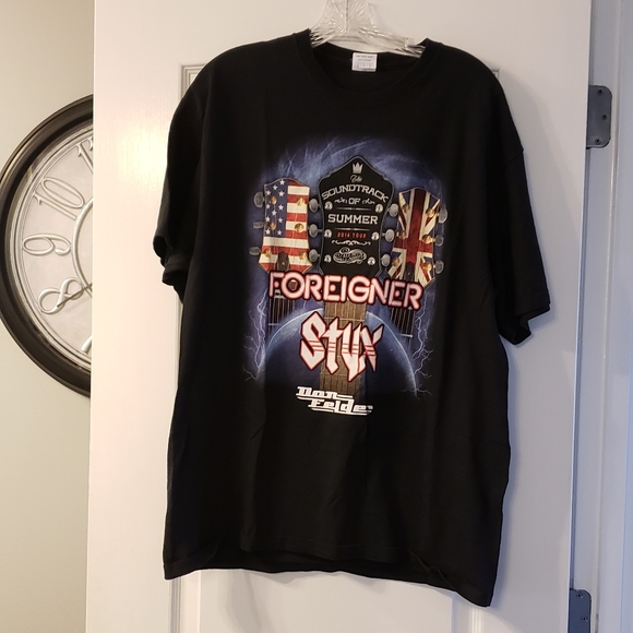 Delta Magnum Weight Other - Foreigner black t from 2014 tour size XL